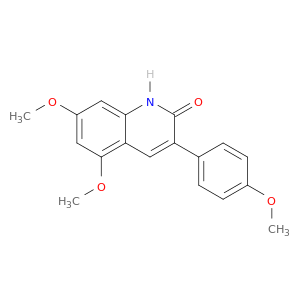 2(1H)-Quinolinone, 5,7-dimethoxy-3-(4-methoxyphenyl)-