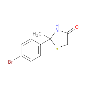 4-Thiazolidinone,2-(4-bromophenyl)-2-methyl-