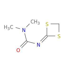 Urea, 1,3-dithietan-2-ylidenedimethyl-