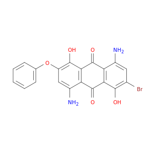 9,10-Anthracenedione, 4,8-diamino-2-bromo-1,5-dihydroxy-6-phenoxy-