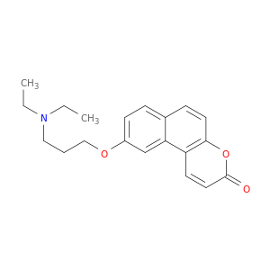 9-(3-DIETHYLAMINOPROPYLOXY)-3H-NAPHTHO[2,1-B]PYRAN-3-ONE
