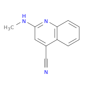 2-(methylamino)quinoline-4-carbonitrile