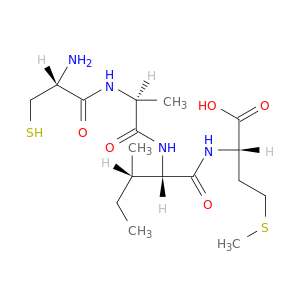 L-Methionine, N-[N-(N-L-cysteinyl-L-alanyl)-L-isoleucyl]-
