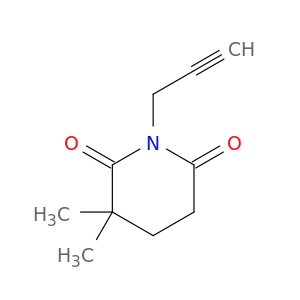 2,6-Piperidinedione, 3,3-dimethyl-1-(2-propynyl)-