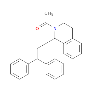 Isoquinoline, 2-acetyl-1-(2,2-diphenylethyl)-1,2,3,4-tetrahydro-