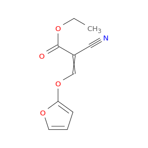 2-Propenoic acid, 2-cyano-3-(2-furanyloxy)-, ethyl ester