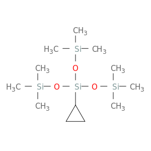 Trisiloxane, 3-cyclopropyl-1,1,1,5,5,5-hexamethyl-3-[(trimethylsilyl)oxy]-