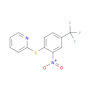 Pyridine,2-[[2-nitro-4-(trifluoromethyl)phenyl]thio]-
