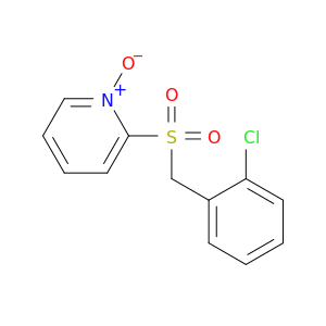 Pyridine, 2-[[(2-chlorophenyl)methyl]sulfonyl]-, 1-oxide