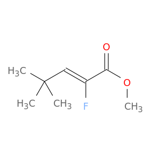 2-Pentenoic acid, 2-fluoro-4,4-dimethyl-, methyl ester, (Z)-