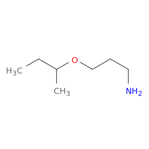 1-Propanamine, 3-(1-methylpropoxy)-