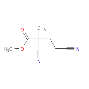 Butanoic acid, 2,4-dicyano-2-methyl-, methyl ester