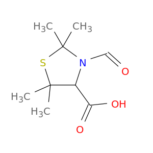3-甲酰基-2,2,5,5-四甲基-4-噻唑烷羧酸