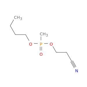 Phosphonic acid, methyl-, butyl 2-cyanoethyl ester