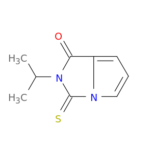 1H-Pyrrolo[1,2-c]imidazol-1-one, 2,3-dihydro-2-(1-methylethyl)-3-thioxo-