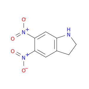1H-Indole, 2,3-dihydro-5,6-dinitro-