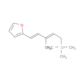 Furan, 2-[(1E,3E)-3-methyl-5-(trimethylsilyl)-1,3-pentadien-1-yl]-