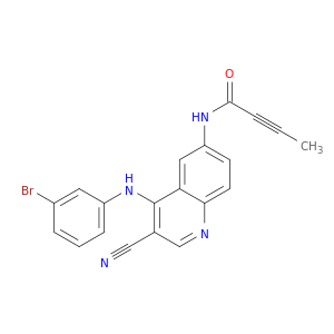 2-Butynamide, N-[4-[(3-bromophenyl)amino]-3-cyano-6-quinolinyl]-
