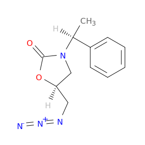 2-Oxazolidinone, 5-(azidomethyl)-3-[(1S)-1-phenylethyl]-, (5S)-