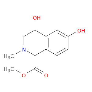 1-Isoquinolinecarboxylicacid, 1,2,3,4-tetrahydro-4,6-dihydroxy-2-methyl-, methyl ester
