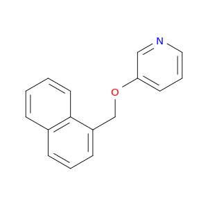 Pyridine, 3-(1-naphthalenylmethoxy)-