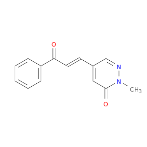 3(2H)-Pyridazinone, 2-methyl-5-[(1E)-3-oxo-3-phenyl-1-propenyl]-