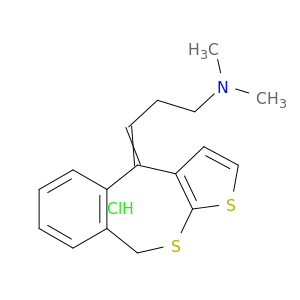 1-丙氨酸,N,N-二甲基-3-(噻吩[2,3-C][2]苯并噻吩-4(9H)-,盐酸盐(1：1)