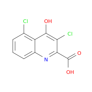 2-Quinolinecarboxylicacid, 3,5-dichloro-4-hydroxy-