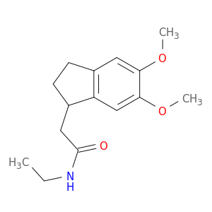 1H-Indene-1-acetamide, N-ethyl-2,3-dihydro-5,6-dimethoxy-