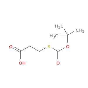 Propanoic acid, 3-[[(1,1-dimethylethoxy)carbonyl]thio]-