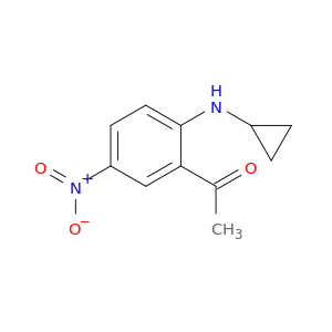 1-[2-(Cyclopropylamino)-5-nitrophenyl]ethanone