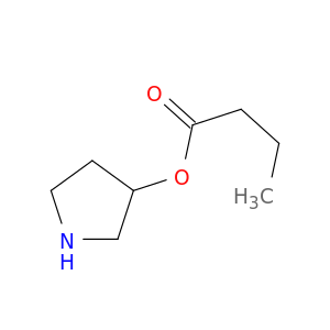 Butanoic acid,3-pyrrolidinyl ester