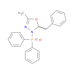 2-benzylidene-3-(diphenylphosphoryl)-5-methyl-2,3-dihydro-1,3,4-oxadiazole