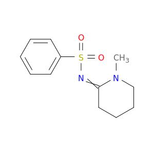 Benzenesulfonamide, N-(1-methyl-2-piperidinylidene)-