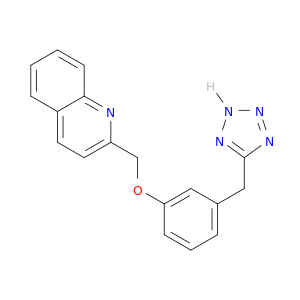 Quinoline,2-[[3-(2H-tetrazol-5-ylmethyl)phenoxy]methyl]-