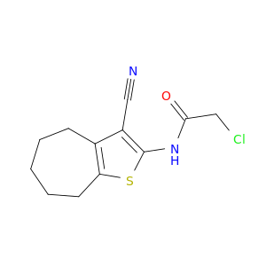 2-氯-N-(3-氰基-5,6,7,8-四氢-4H-环庚[b]噻吩-2-基)乙酰胺