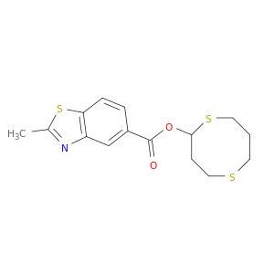 5-Benzothiazolecarboxylic acid, 2-methyl-, 1,5-dithiocan-2-yl ester