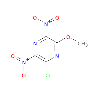 Pyrazine, 2-chloro-6-methoxy-3,5-dinitro-