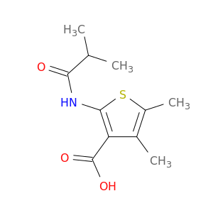 2-Isobutyramido-4,5-dimethylthiophene-3-carboxylic acid
