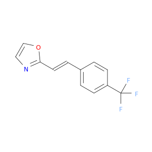 Oxazole, 2-[(1E)-2-[4-(trifluoromethyl)phenyl]ethenyl]-