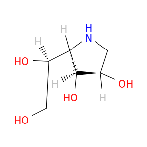 3,4-Pyrrolidinediol,2-[(1S)-1,2-dihydroxyethyl]-1-methyl-, (2R,3S,4R)-