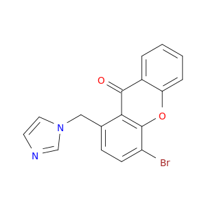 9H-Xanthen-9-one, 4-bromo-1-(1H-imidazol-1-ylmethyl)-
