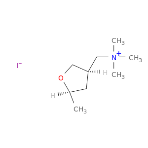 3-Furanmethanaminium, tetrahydro-N,N,N,5-tetramethyl-, iodide, cis-
