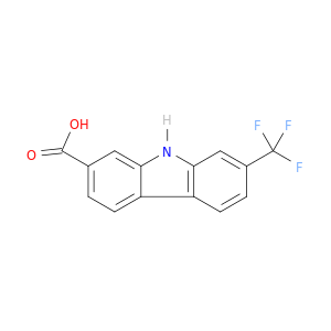 9H-Carbazole-2-carboxylic acid, 7-(trifluoromethyl)-