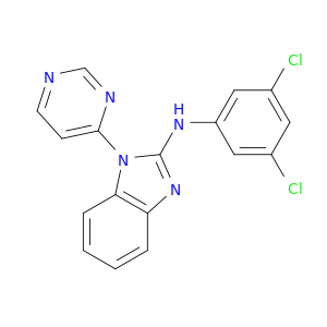 1H-Benzimidazol-2-amine, N-(3,5-dichlorophenyl)-1-(4-pyrimidinyl)-