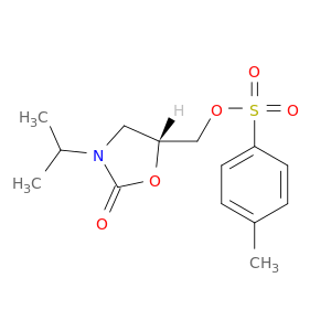 2-Oxazolidinone,3-(1-methylethyl)-5-[[[(4-methylphenyl)sulfonyl]oxy]methyl]-, (5R)-
