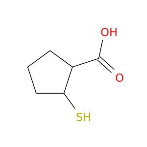 Cyclopentanecarboxylicacid, 2-mercapto-