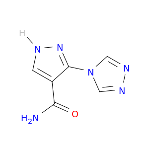 3-(4H-1,2,4-三唑-4-基)-1H-吡唑-4-甲酰胺