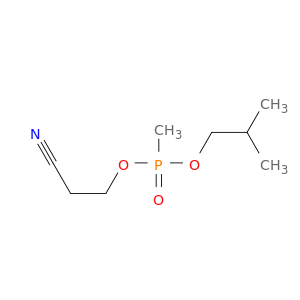 Phosphonic acid, methyl-, 2-cyanoethyl 2-methylpropyl ester