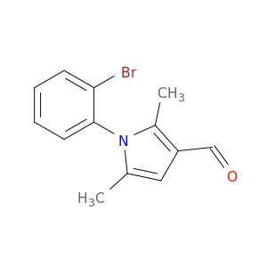 1-(2-Bromophenyl)-2,5-dimethyl-1H-pyrrole-3-carbaldehyde